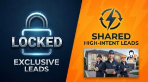 Exclusive vs Shared Leads for Installers : The 2026 Truth